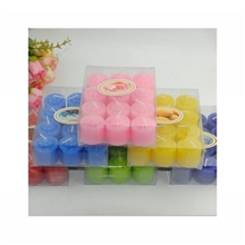 香熏蜡烛小圆柱蜡婚庆蜡烛蜡烛生日派对布置12个/盒批发