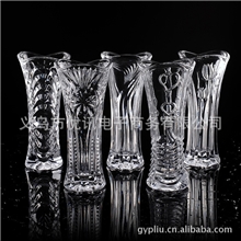【优讯】批发；透明水晶玻璃花瓶花插/工艺品摆件水培装饰品花瓶