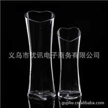 【优讯】批发：斜桃异形玻璃花瓶/花瓶水培工艺品花瓶花器