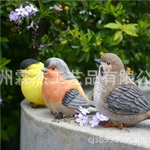 批发树脂小鸟*花园动物摆件*嬉戏的喜鹊六款不一样的姿势A-501