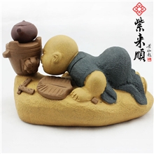 紫来顺34032宜兴精品仿真茶宠供春做壶越吹越旺厂家直销价