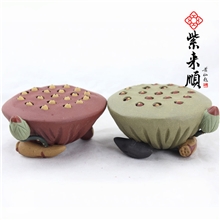 紫来顺38013宜兴茶具批发莲蓬壶盖托小荷塘清趣茶宠厂家批发价