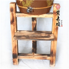 紫来顺651宜兴紫砂粗陶缸水缸架子高约60cm自产自销批发价