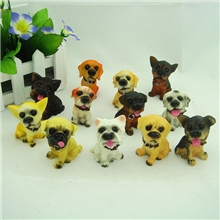 爆款树脂狗仿真狗树脂工艺品摆件12名犬一套DG039A