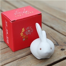 生产厂家批发茶宠汝窑茶宠月兔月白天青可加工定制做量大价优