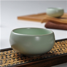 厂家批发正品整套汝窑开片茶具套装汝瓷罗汉禅定杯茶杯