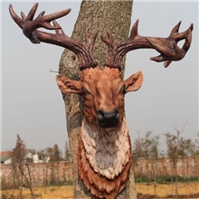 『批发定做』仿真鹿头壁饰挂件家居酒吧客餐厅欧式风格工艺摆件