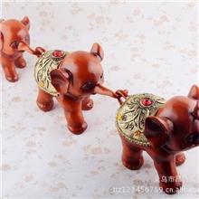 『批发定做』创意可爱三连象树脂工艺品|商务礼品工艺品批发40