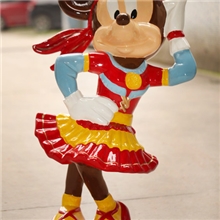 厂家订做供应卡通公仔米奇米妮玻璃钢工艺品来样订做