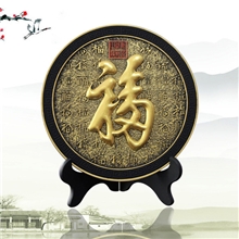 活性炭雕天下第一福康熙御笔百福活性碳雕竹碳工艺礼品厂家定制