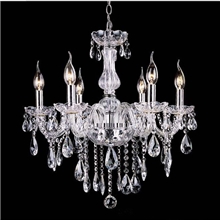 供应蜡烛水晶灯简约现代欧式水晶吊灯客厅餐厅灯KTV吊灯厂家批发