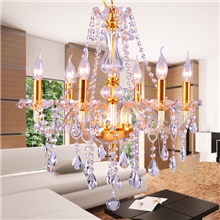 蜡烛水晶灯古镇厂家现货供应金色水晶吊灯全网最低价1支起批发