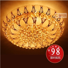 客厅水晶吸顶灯批发欧式奢华大气阳台灯具限时出厂价1支起订