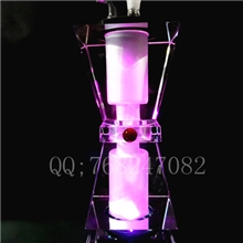 大容量水晶烟壶消音器加彩灯厂家直销