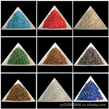 串珠材料配件彩色米珠批发2mm1元31克约3100颗diy饰品散珠批发
