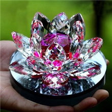 水晶莲花香水座，机磨K9淘宝批发商，不是镜面廉价莲花！