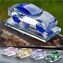 全网秒杀高档水晶车模车型带喷砂小汽车香水瓶/香水座批发435