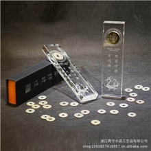 水晶内雕镇纸同学好友老师纪念赠送公司福利水晶工艺品