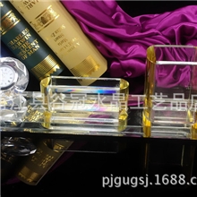 水晶商务礼品笔筒水晶三件套水晶工艺礼品量多批发特惠