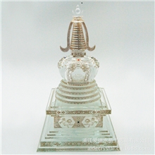 2013浦江厂家供应大座精致佛教水晶塔\独家定制高档舍利塔