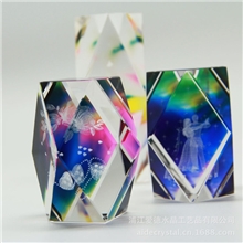 厂家热销彩色促销品内雕水晶工艺品精致情人节必备水晶工艺品