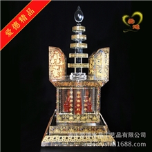 【厂家特供】精致细花纹佛教专用水晶塔\阿育王塔促销中