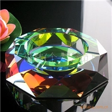 供应180mm水晶烟缸,水晶烟灰缸，水晶酒店用品