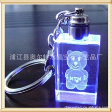 【蛇年促销】水晶创意钥匙扣批发圣诞节专供情侣水晶钥匙扣