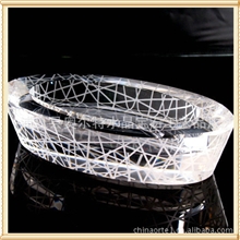 【蛇年促销】烟灰缸水晶水晶烟灰缸鸟巢烟缸定制商务礼品