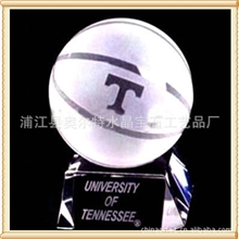 【圣诞节】专业定制高档水晶球/水晶足球/水晶篮球/水晶商务礼品