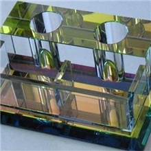 高档水晶玻璃KTV话筒架麦克风架