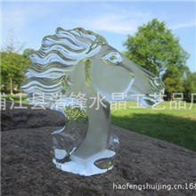 批发水晶马，水晶l马头，水晶冰山马，水晶马摆件，水晶马礼品！