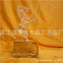 批发水晶马，水晶拉丝马，水晶马摆件，水晶马礼品小礼品！
