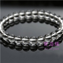 【厂家最低价】AAA顶级天然巴西白水晶女款男款手链晶体超通透