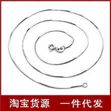 925纯银蛇骨链项链锁骨欧美复古大牌金属高档短款饰品厂家批发