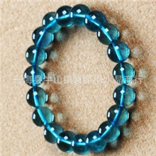 特价热卖天然水晶原石巴西顶级绿蓝萤石手链绿中透蓝手链男女款