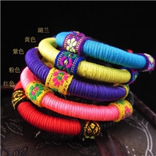 小额批发厂家直销民族饰品民族风手镯手工编织中国风手链首饰