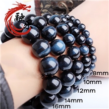 1052A正品天然水晶极品4A-5A级蓝虎眼手链佛珠鹰眼石猫眼