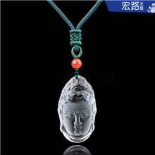 【伙拼】香水树天然白水晶吊坠一个静心保平安观音