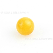 水晶散珠批发天然黄玉水晶散珠批发DIY水晶配件散珠黄玉髓散珠