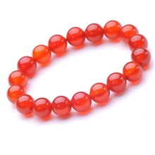 盈萃水晶天然AAA巴西红玛瑙手链多尺寸女生最爱饰品水晶手链