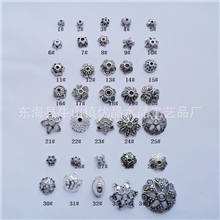 批发DIY饰品配件藏银配件/古银配件藏银隔片花托花帽