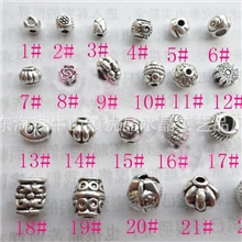 批发藏银配件DIY饰品配件散珠批发藏银配件/古银配件藏银隔珠