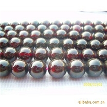 库存处理水晶散珠石榴石6MM圆珠东海水晶