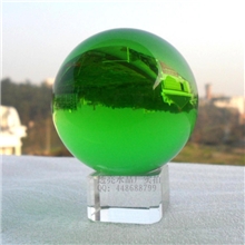绿色环保办公摆件6-20厘米绿色水晶球/本色正品永不退色