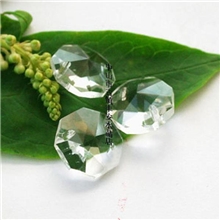 销售水晶挂件，灯饰挂件打沙八角珠