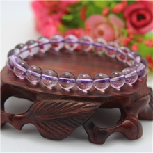 批发天然8MM紫水晶手链一件代发网店代理东海水晶