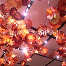 供应吹制玻璃琉璃摆件大型玻璃雕塑