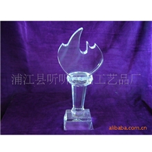 厂家直销定制高品质水晶奖杯专业水晶工艺品人造水晶摆饰批发