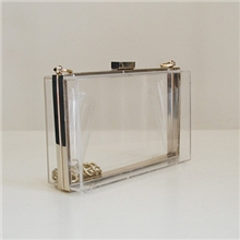 2013西班牙流行晚宴包手拿包亚克力包包单肩包长方形透明